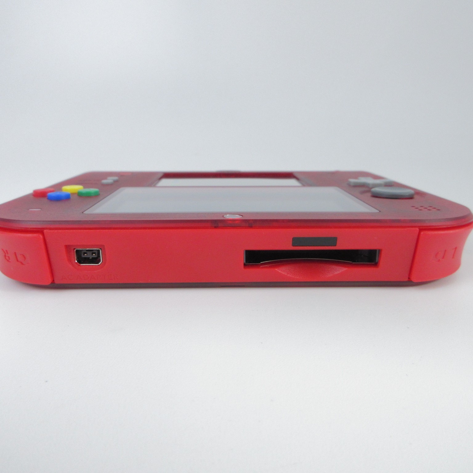 【Mint】Nintendo 2DS Pokemon Clear Red Console Japanese Edition #DEN1115/02