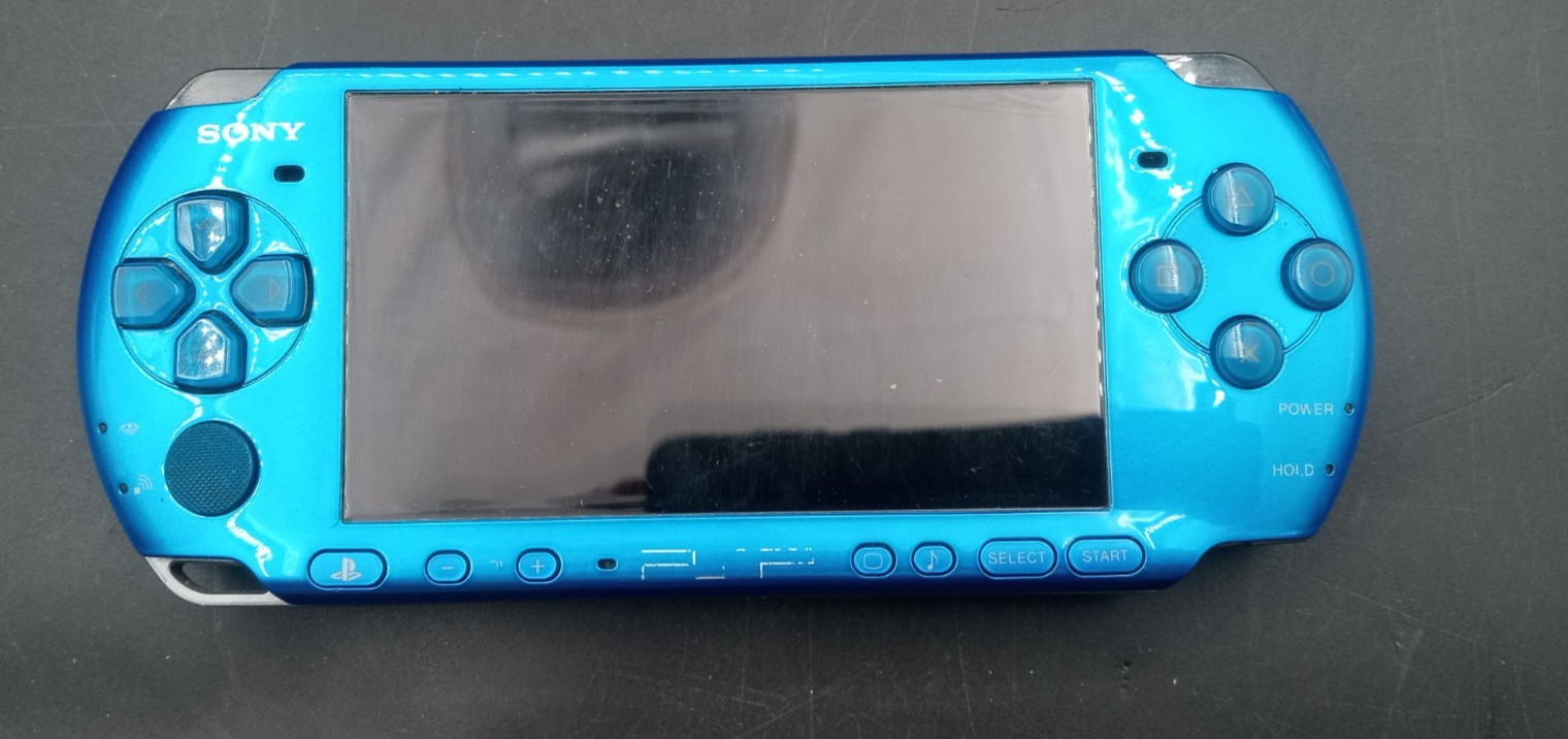 PSP-3001 Console Marine/Vibrant Blue -As-Is READ !!!