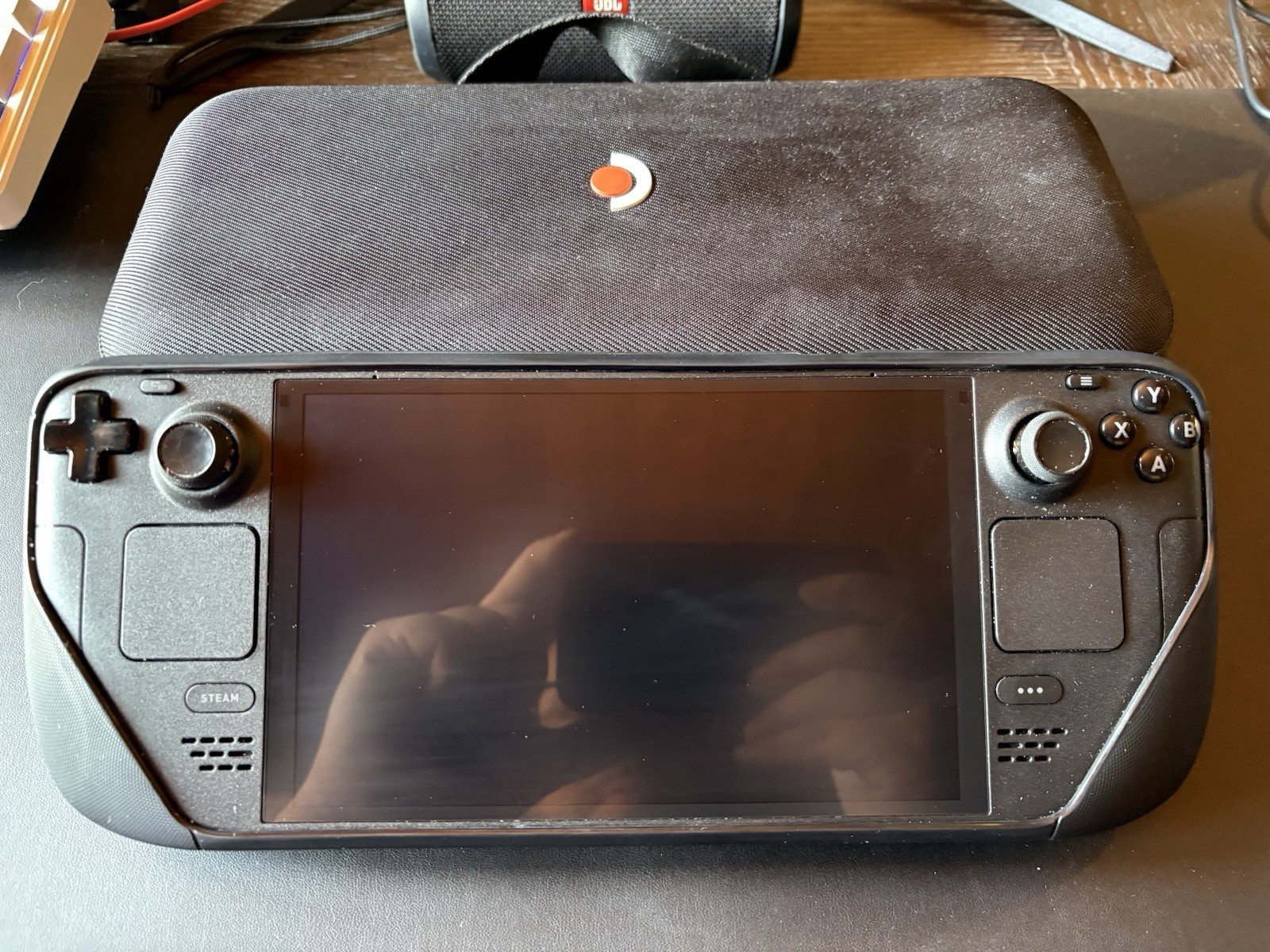 Valve Steam Deck OLED Handheld Console Black, 1TB, with Charger, Case, and Dock