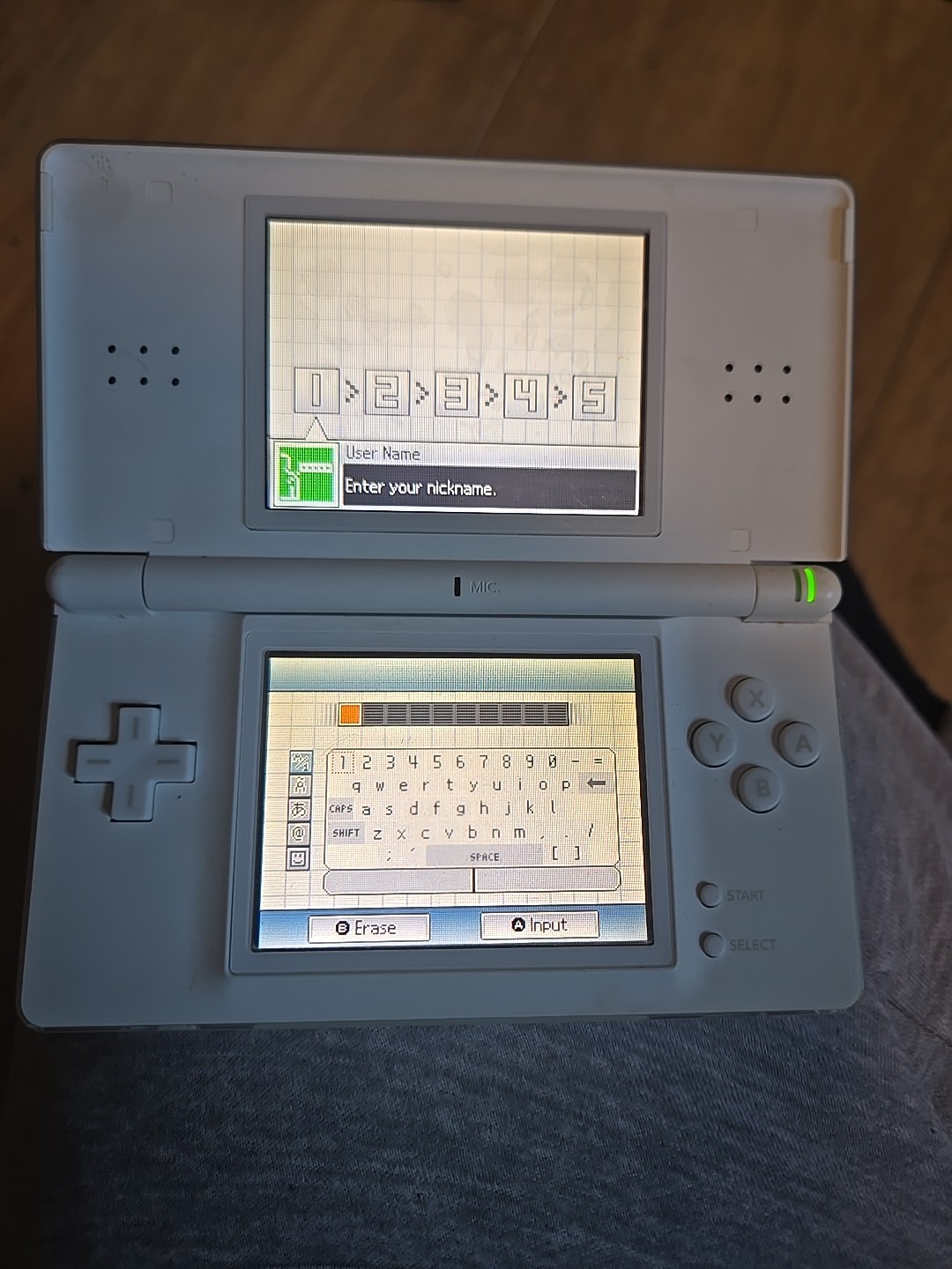 Nintendo DS Lite Console with charger And Games – Polar White DS