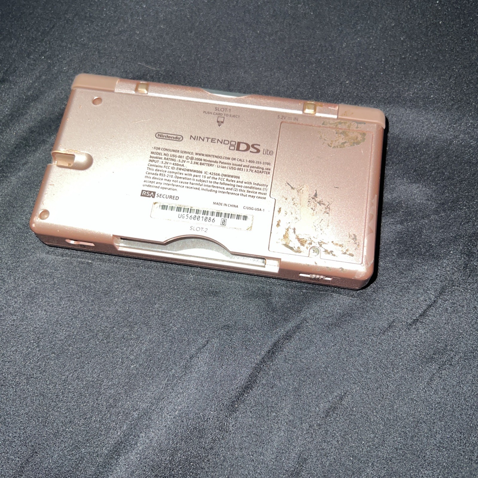 Nintendo DS Lite Video Game Console – Metallic Rose