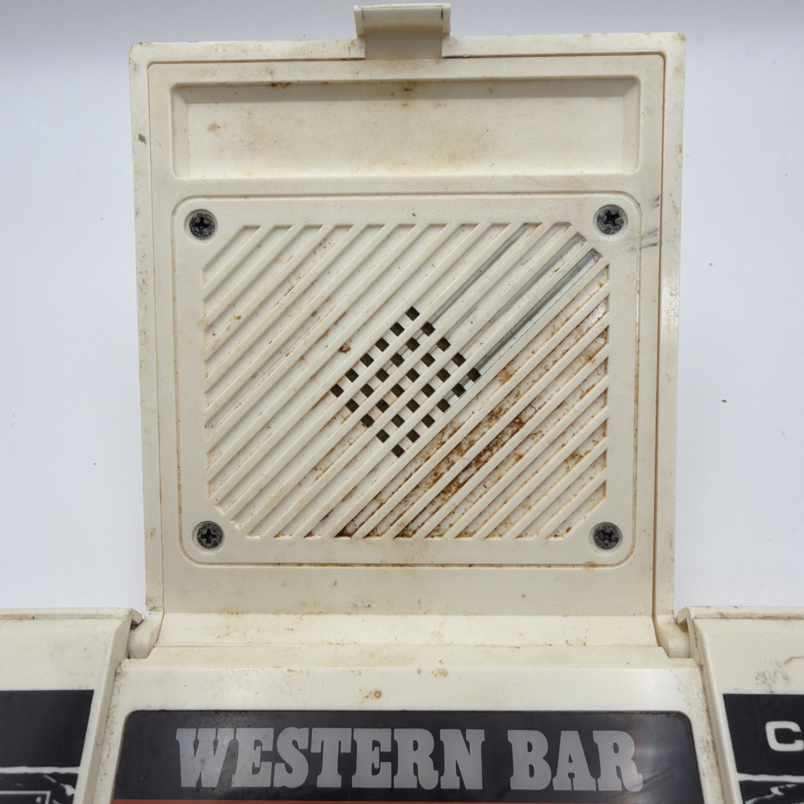 WESTERN BAR CASIO GAME WORKING CG-300 Japan 1984 – Missing Battery Cover – Read