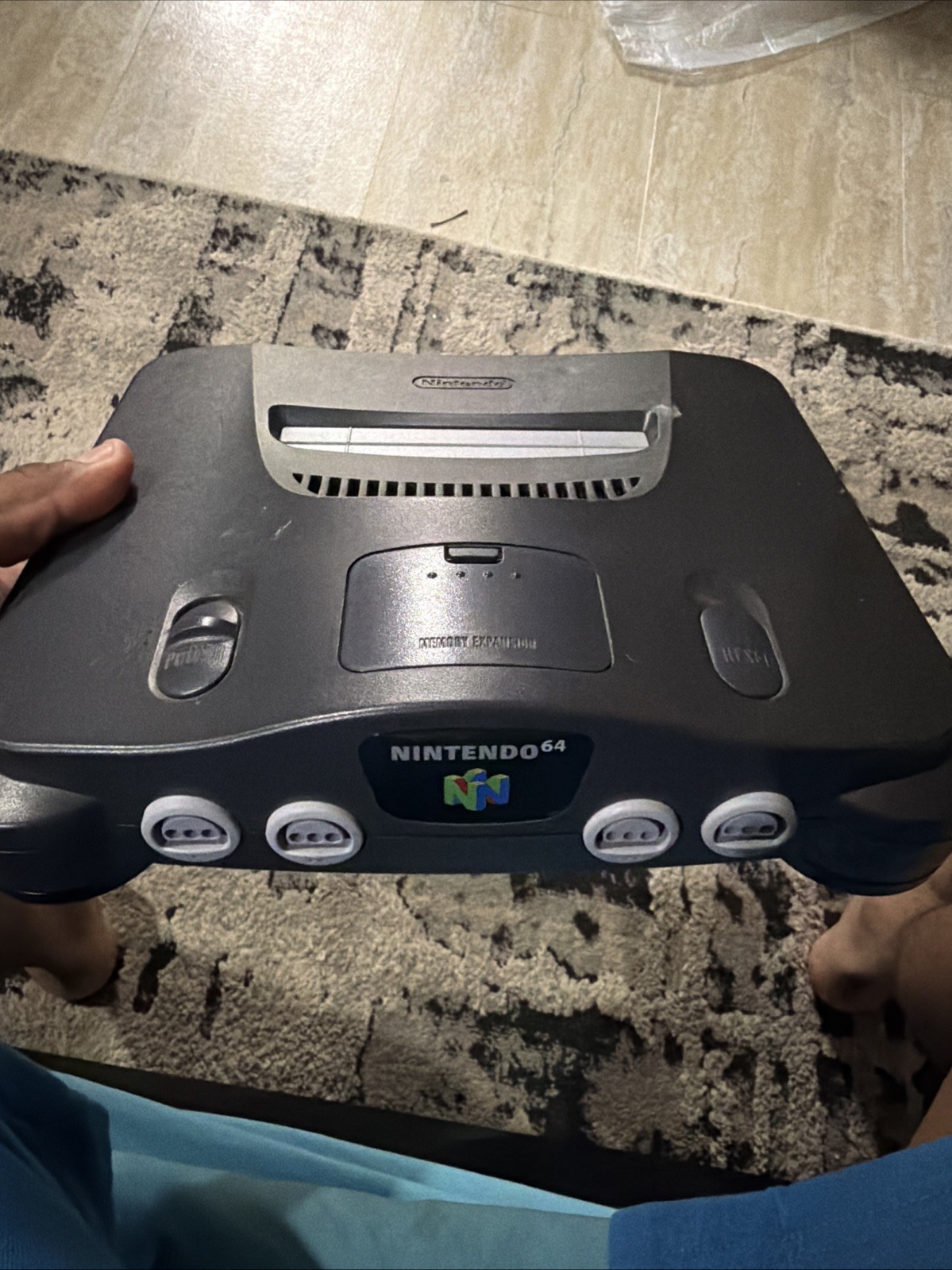 Nintendo 64 With Two Controllers ￼￼