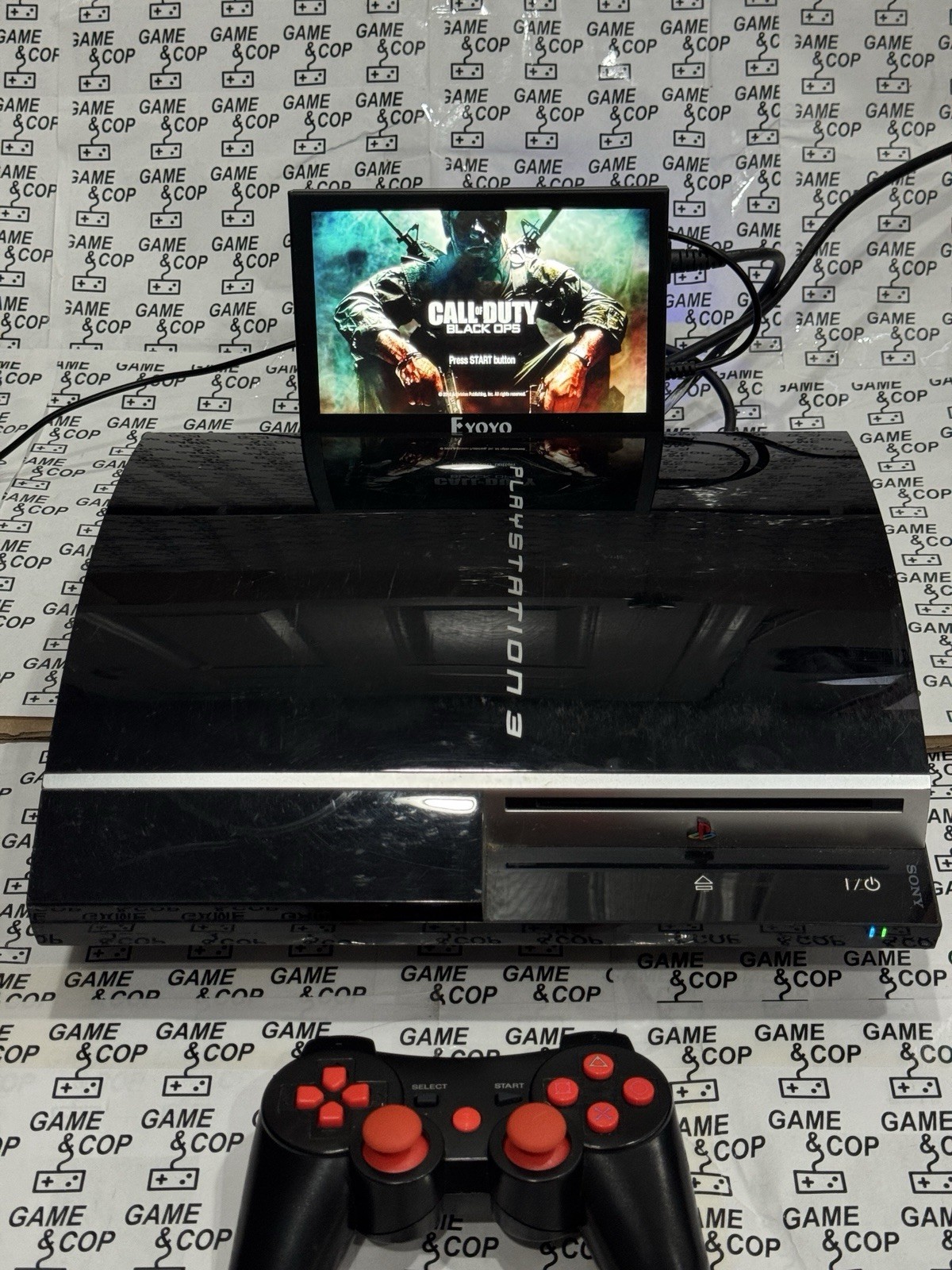 Sony Playstation 3 PS3 Fat CECHP01 Console 300GB w/controller Tested!!!
