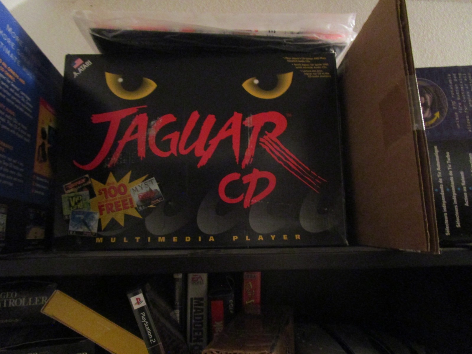 Atari Jaguar CD console brand new works