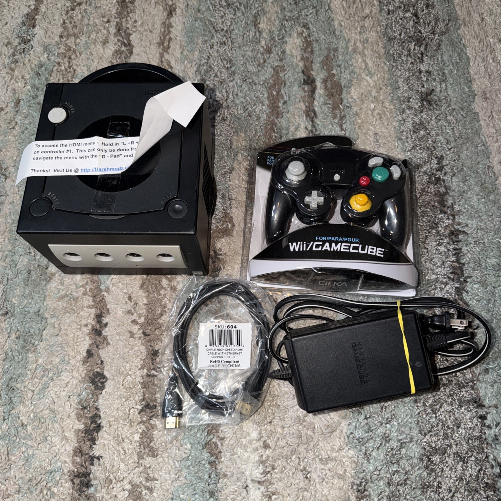 GameCube DOL-101 HDMI Console Black All Excellent Harshness