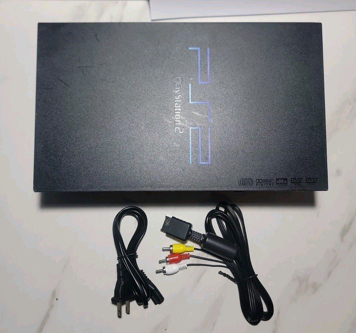 Sony PlayStation 2 PS2 SCPH-30001 Console Cords Tested