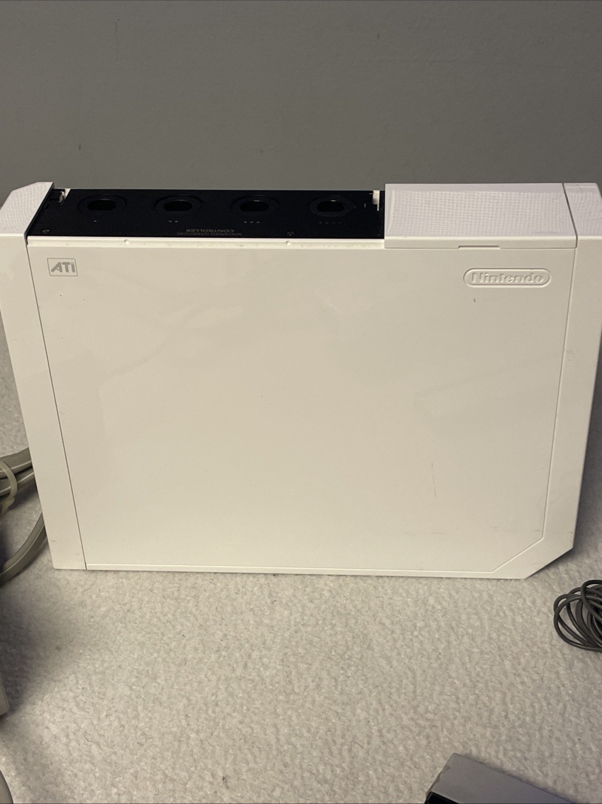 Nintendo Wii Gaming Console Sensor +Cords Gamecube Compatible White RVL-001(USA)