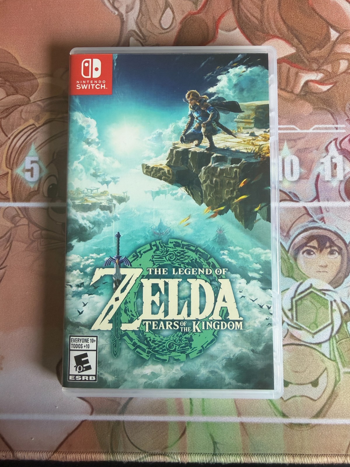 Nintendo Switch Lite Hyrule Edition Zelda Gold CIB + Tears of the Kingdom Case