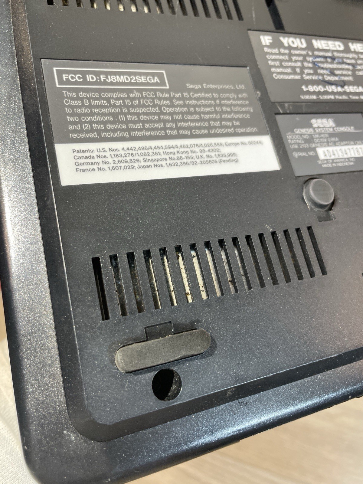 Sega Genesis Console Only MK-1631 | UNTESTED |READ|