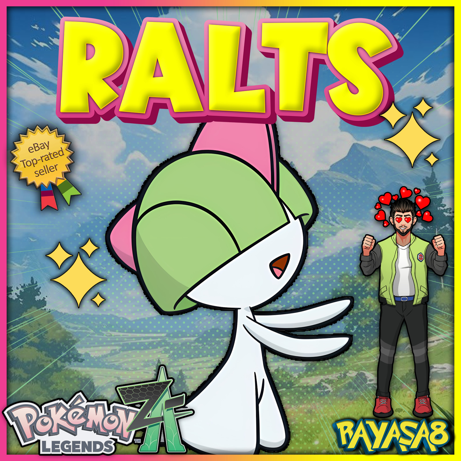 Ralts Alpha Pokemon Legends ZA 6IV Best Stats Battle Ready Home🌟 Shiny/Non