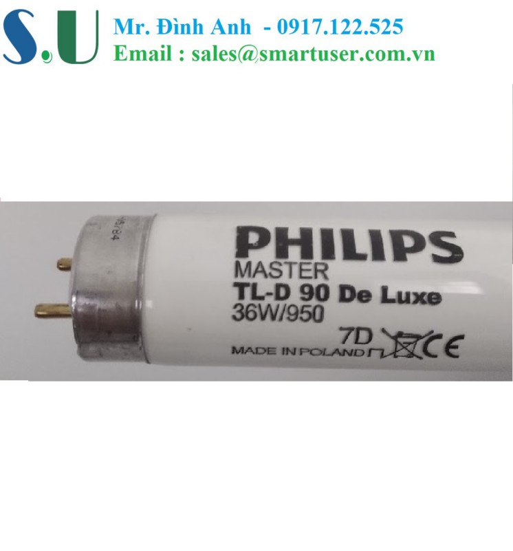 Bóng đèn D50 TL-D 90 DELUXE 36W/950 trong tủ so màu