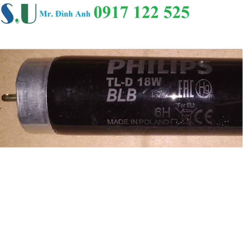 Bóng Đèn UV So Màu Philips 18W – Chuẩn Châu Âu | Giao Nhanh 24h
