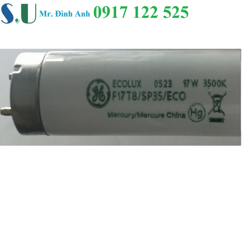 Bóng đèn U35 - Hãng GE - F17T8/SP/35