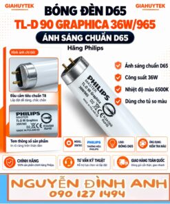 Bóng đèn Philips TL-D 90 Graphica 36W/965 cho kiểm tra màu